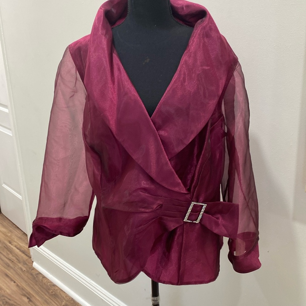 Dress barn Plum blouse
